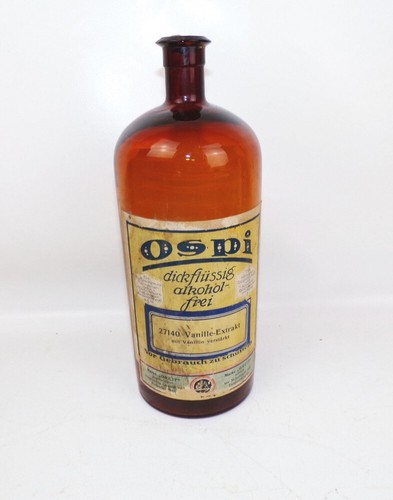 Uralte glasflasche braun - braun, ospi