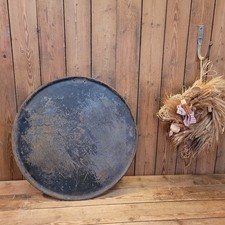 altes BLECH Kuchenblech rund