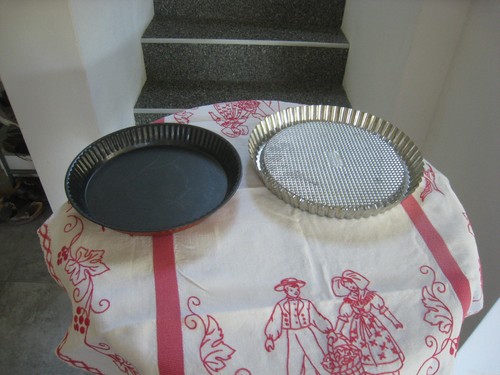 Alte blech kuchenblech rund - alte,